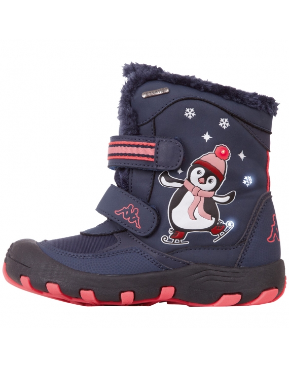 Buty zimowe dziecięce KAPPA 260995K KAPPA PINQ TEX K Girls Flashlight LED Shoes