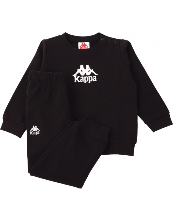 Dres dziecięcy Kappa 709486M bluza i spodnie czarny